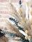 120 PCS Dried Pampas Grass Decoration, Pampas Grass with Preserved Eucalyptus Leaves Dried Flowers, Reed Grass Bouquet for Bohemian Flowers Home Table Wedding Decoration